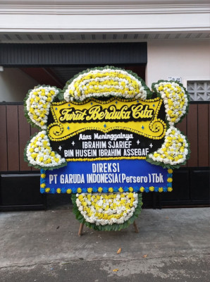 Papan Bunga Duka di Bangkurung