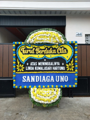Papan Bunga Duka di Bangkurung